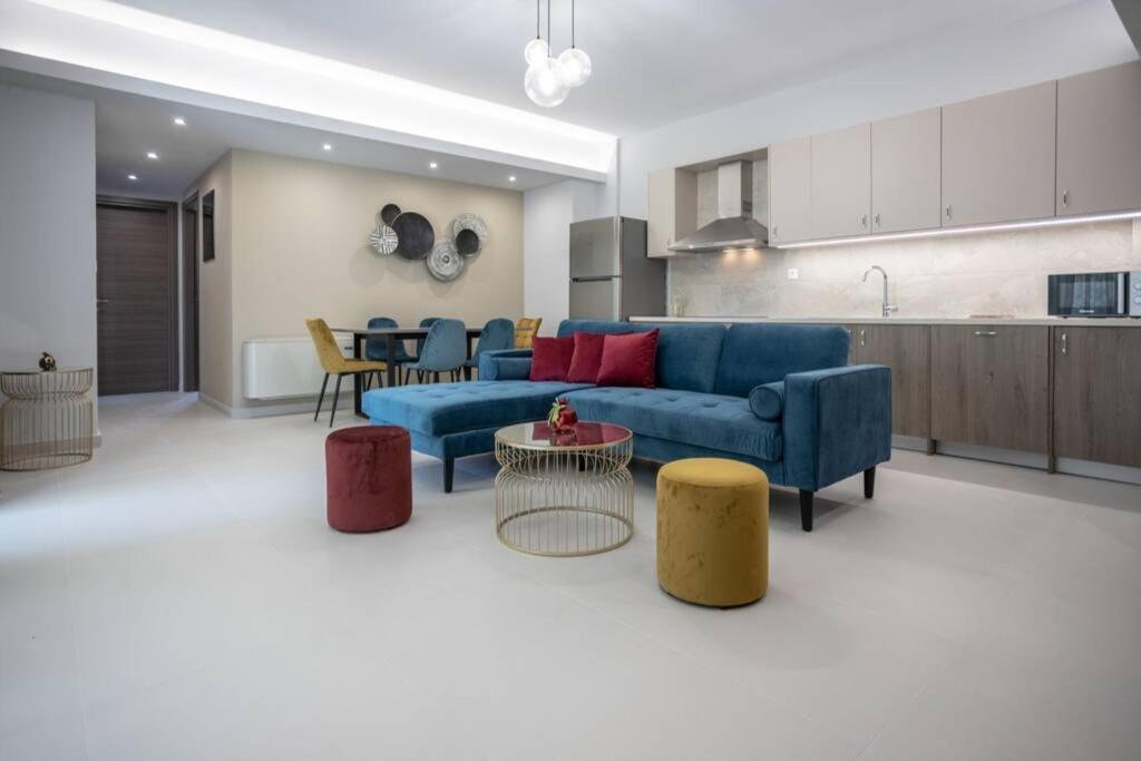 Mela Luxury Apartments Maroulás Eksteriør bilde